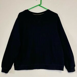 Stare Above Cotton Crew Neck Black Sweater Size Large